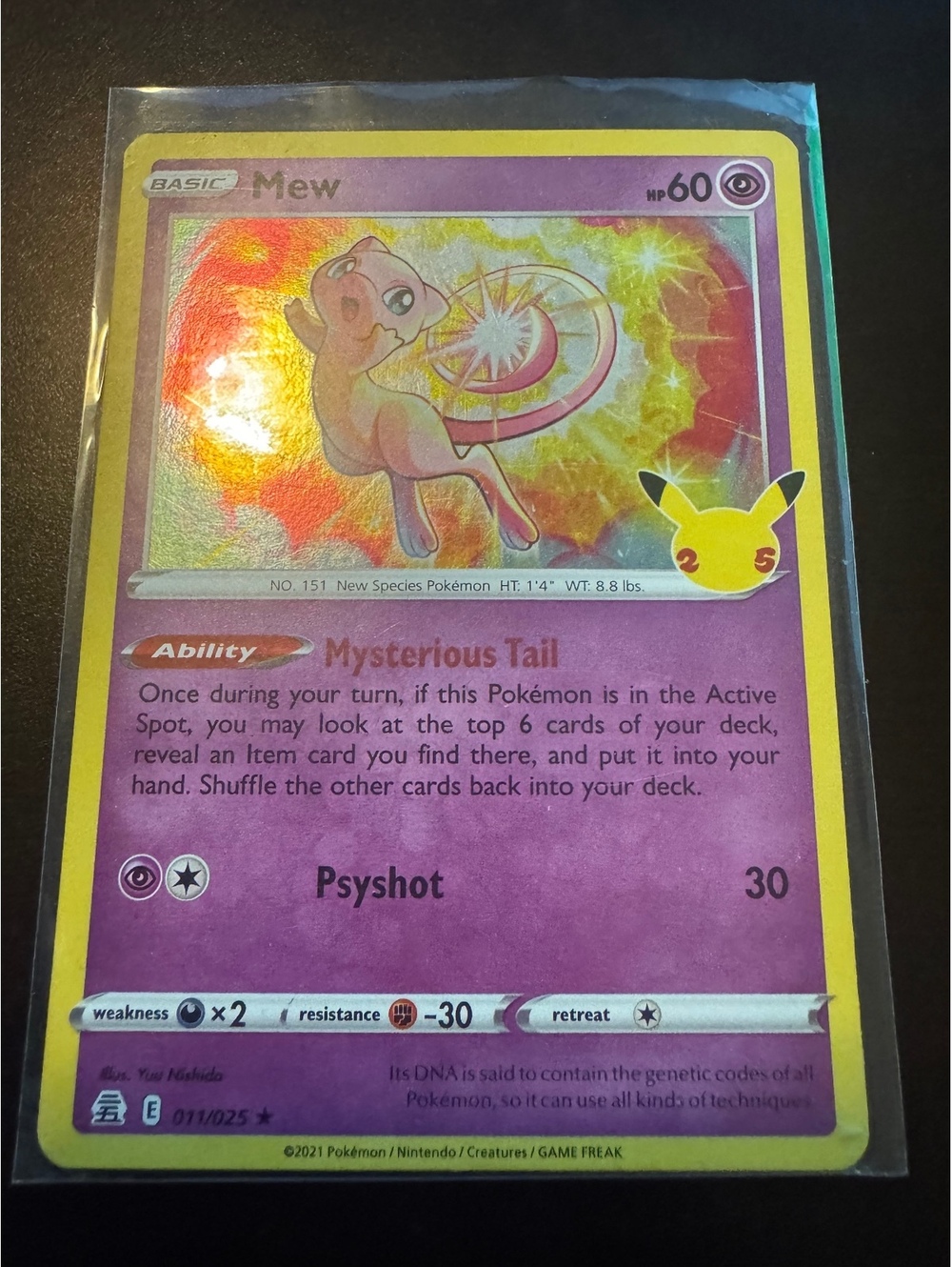 Mew 011/025 Celebrations Holo & Hydrapple ex 012/102 Japanese Pokemon Lot - Picture 4 of 6